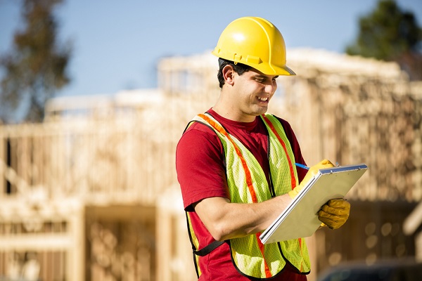 Formulario de administración de tiempo para contratistas de albañilería